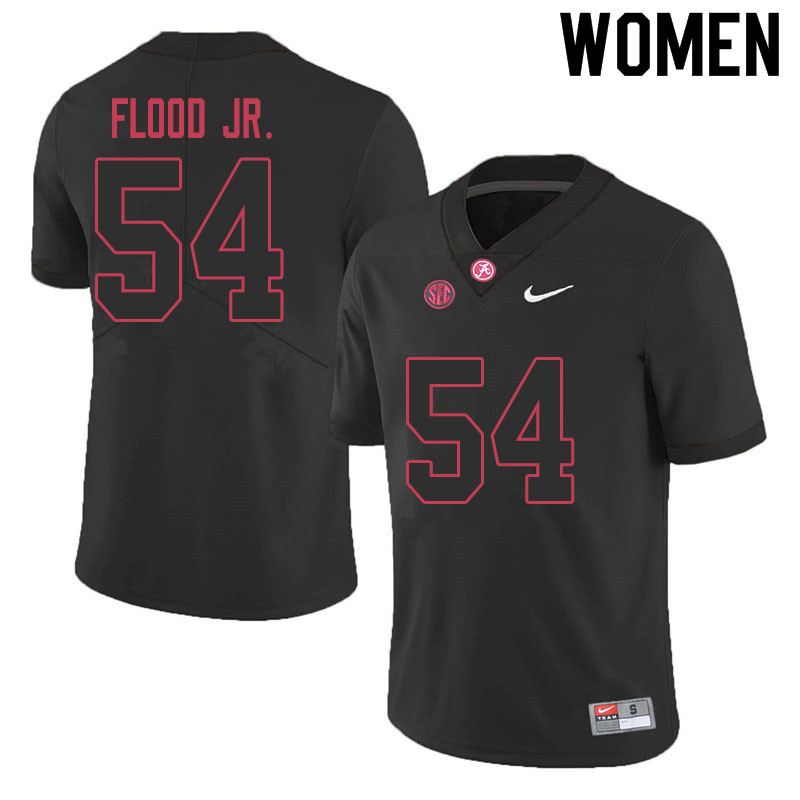 Women's Alabama Crimson Tide Kyle Flood Jr. #54 2020 Black College Stitched Football Jersey 23WQ070VT